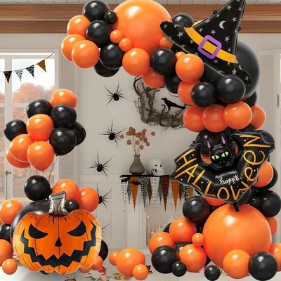 ELEMENTRIX BLLHK Párty balónky, balónková girlanda halloween klobouk