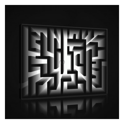 Obraz na plátne obdĺžník - OB1003 - Labyrint 100cm x 75cm - O1