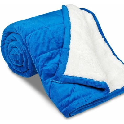 Sleepwell Deka ovečka prešívaná kráľovská modrá Mikroplyš 150x200