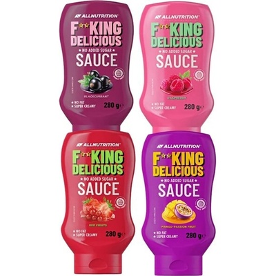 ALLNUTRITION Fitking Delicious Sauce 280 g Černý rybíz
