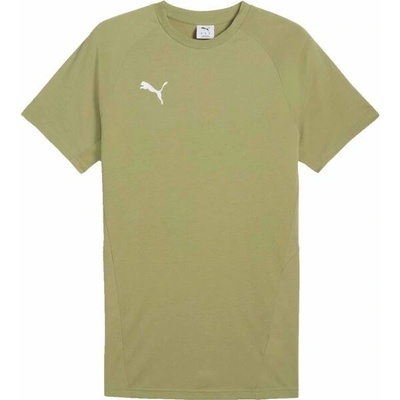 Puma Teamevostripe Tee pánské triko khaki – Hledejceny.cz