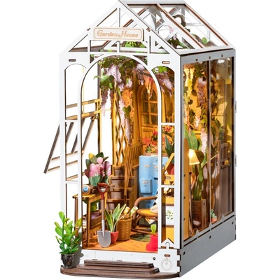 RoboTime 3D puzzle Zarážka na knihy Garden House dřevěná – Hledejceny.cz