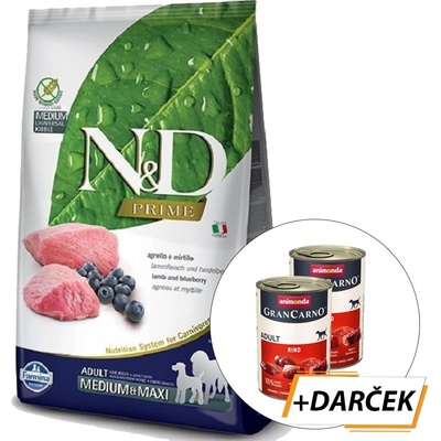 N&D Grain Free Adult Lamb & Blueberry 12 kg