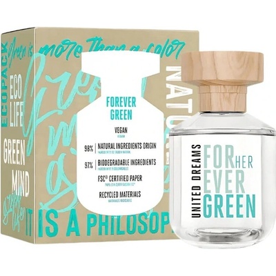 Benetton United Dreams Forever Green toaletní voda dámská 80 ml