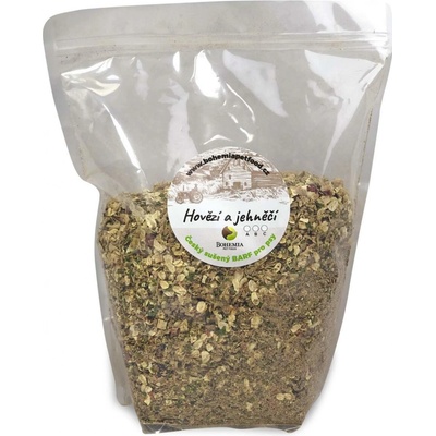 BOHEMIA Hovězí a jehněčí A sušená BARF směs 800 g