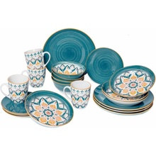 Bonami Essentials Porcelánové nádobí v sadě s Hestia barevná 30 ks