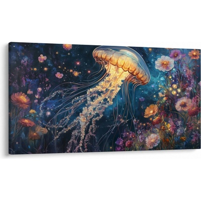 Obraz - Magická medúza, jednodílný 120x70 cm