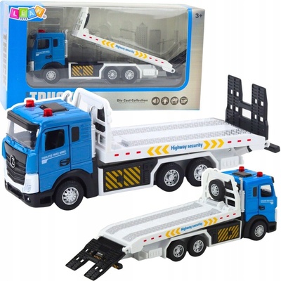 Lean Toys Transportní Nákladní Auto Autopřepravník Pohyblivá Plošina Světla Zvuky