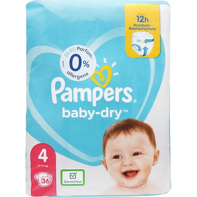 Pampers Baby Dry 4 36 ks