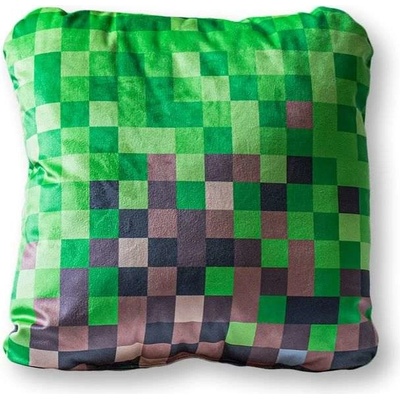 Detexpol Tvarovaný mikroplyšový vankúš Kocky Polyester 35x35