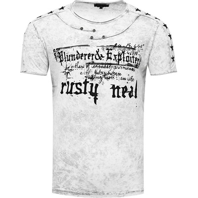 Rusty Neal tričko 15192 bílá