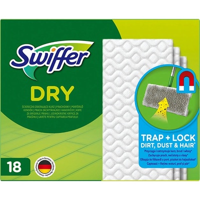 Swiffer Dry náhradní suché ubrousky na podlahu 18 ks