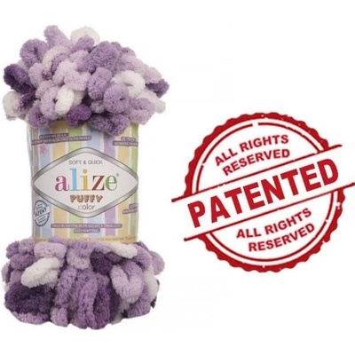 Alize Puffy Color - 5923 Fialový melír
