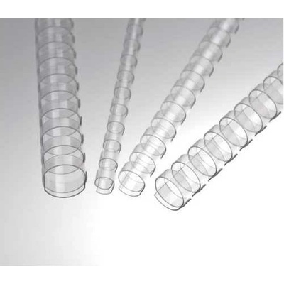 PALA Plastové hřbety Eurosupplies 16 mm - 100 ks, čirá