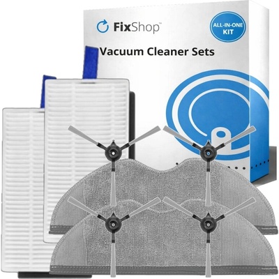Xiaomi Robot Vacuum E5 sada náhradných dielov (2x Filter, 4x Bočná kefa, 2x Mopovacia utierka)