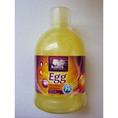Kallos Hair Care šampón pre suché vlasy Egg Shampoo 1000 ml