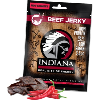 Indiana Beef Jerky Hot & Sweet 25 g – Hledejceny.cz