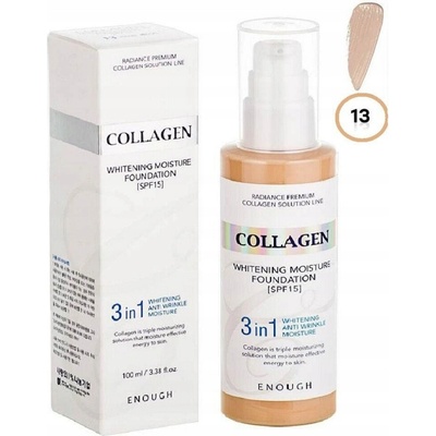 Enough Collagen 13 Light Beige podkladová báze na obličej 100 ml