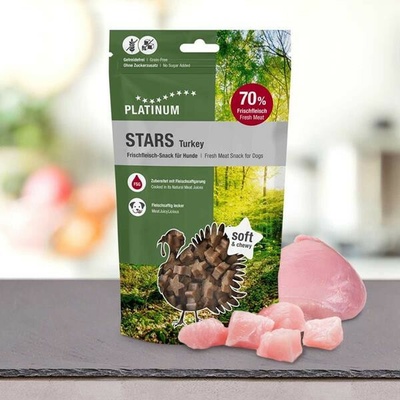 Platinum Dog Snack Stars Turkey 185 g