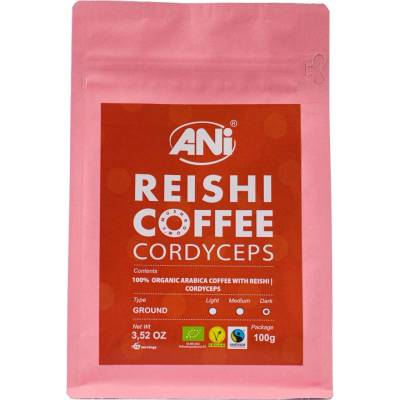 Ani BIO mletá káva Reishi Cordyceps 100 g