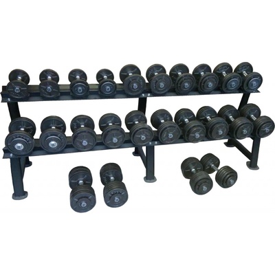 FitnessLine Jednoruční činky pevné 2x15 kg