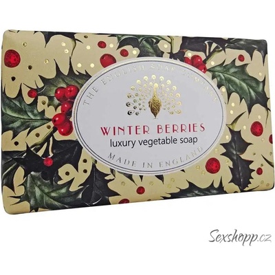 English Soap Company Vianočné tuhé mydlo Zimné ovocie 190 g