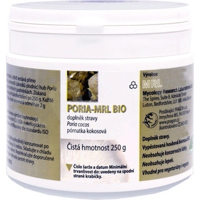 MRL Poria Pórnatka kokosová BIO mycélium/biomasa 250 g