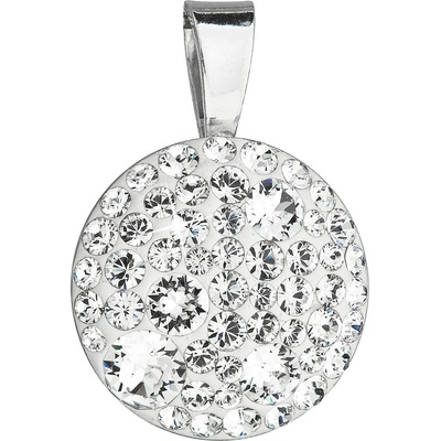 Evolution Group strieborný Swarovski s kryštálmi 33111.1