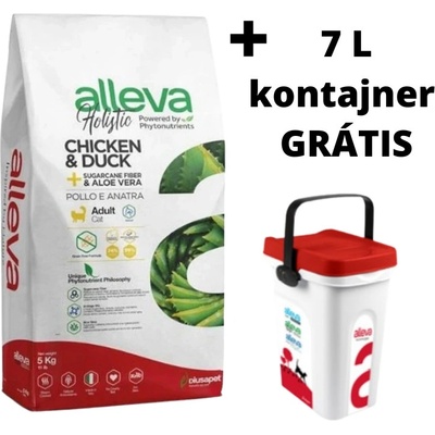 Alleva HOLISTIC Cat Dry Adult Chicken & Duck Hairball 5 kg