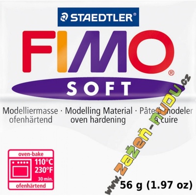 Fimo Staedtler soft 56g bílá, Staedtler Staedtler