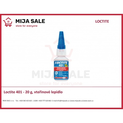 LOCTITE 401 vteřinové lepidlo 20 g
