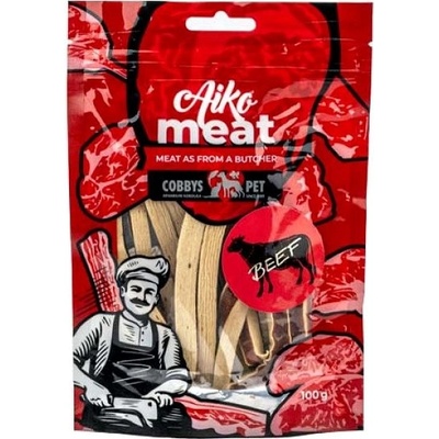 Cobbys Pet Aiko Meat sušené Hovězí maso s treskou 100 g