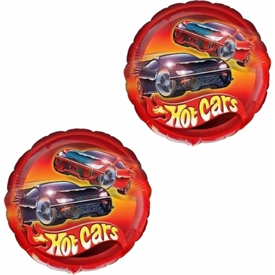 FLEXMETAL Balón foliový 45 cm Auta Hot Cars