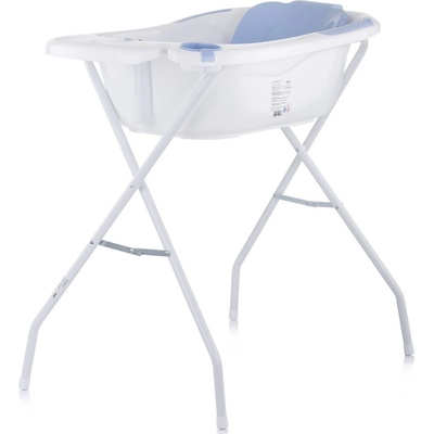 Chipolino Vanička s podložkou a stojanem Vela 87cm Blue