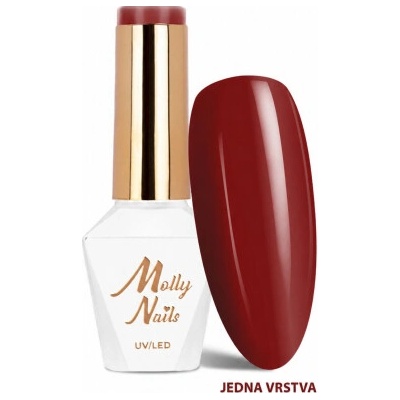 Molly Nails The Trend Edit 301 Burgundy Edit bordový gél lak 8 g