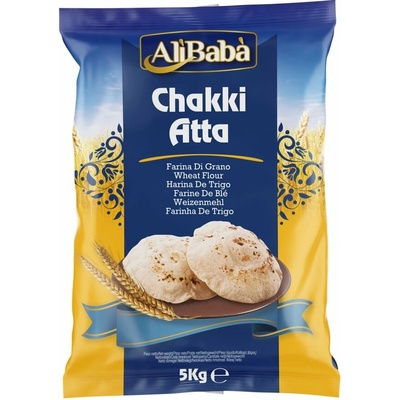 Ali Baba Chakki Celozrnná pšeničná mouka 5 kg