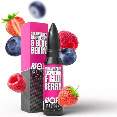 Riot Squad PUNX S & V Jahoda borůvka a malina 10 ml