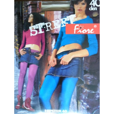 Fiore Street hipsters 40 DEN černá