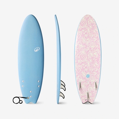 DECATHLON Pěnový surf 500 49 l se třemi ploutvičkami 6' – Hledejceny.cz