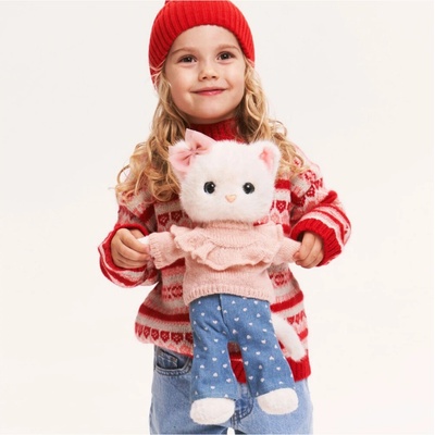 Orange Toys Plyšová kočička Lucky Kitty Sophie Sweet Denim