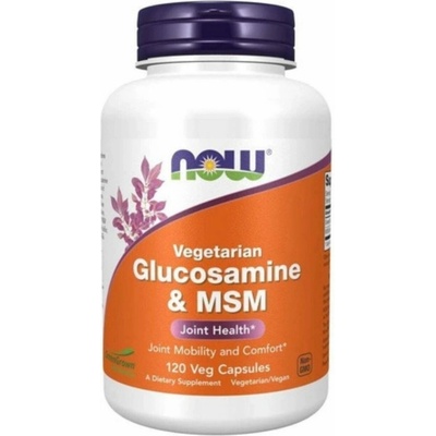 Now Foods Glukozamín MSM 120 kapsúl veg
