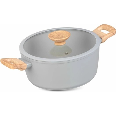 MagicHome Kastrol se skleněnou poklicí Harmony, 24 cm, 4,0l, keramický povrch