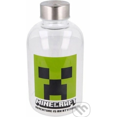 Stor Luxusní skleněná láhev Minecraft 620 ml