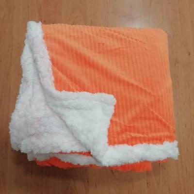 Jahu Deka beránek manžestr oranžový 150x200