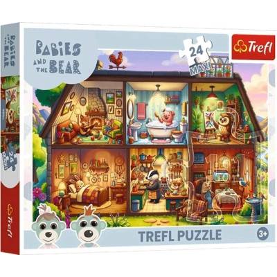 TREFL maxi Chlpaté príbehy 24 dielov