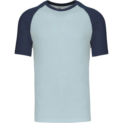 Kariban tričko K330 ledově/denim modrá