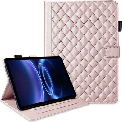 VSETKONAMOBIL 151754 LATTICE zaklápacie puzdro pre Xiaomi Redmi Pad 2 9.7 / Redmi Pad 2 SE ružové