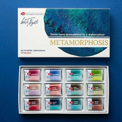 White Nights Akvarelové barvy Metamorphosis 12 ks sada – Hledejceny.cz