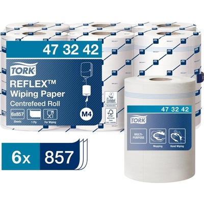 TORK Reflex jednovrstvé, bílé, 6 x 857 ks – Hledejceny.cz