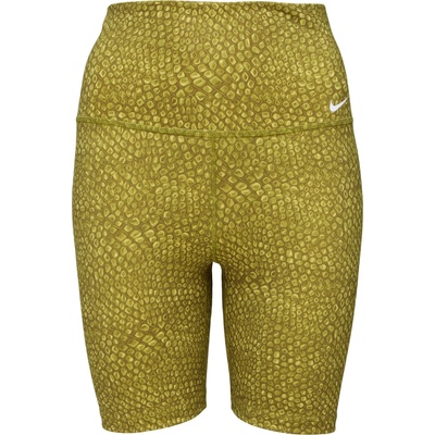 Nike dámske šortky ONE HR 7IN short AOP žltá hnedá
